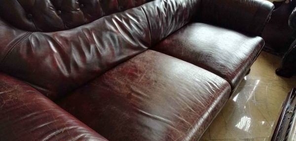 欧式沙发换皮前