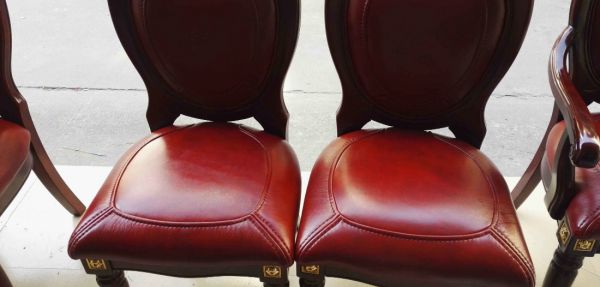 真皮椅子换皮后